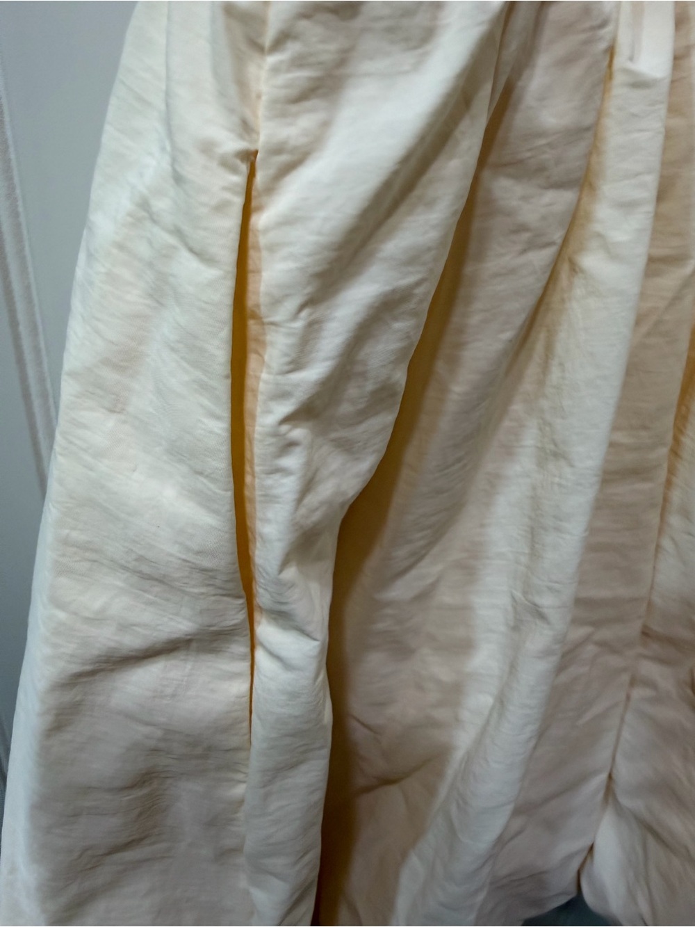 JoyLab Cream Bubble Hem active Dress with Adjustable Straps size S - Picture 3 of 8